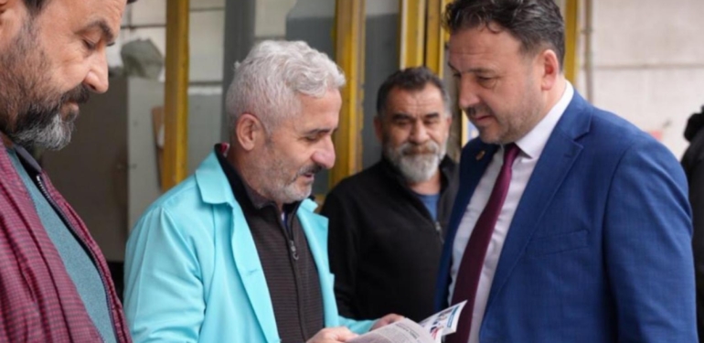 Türel, Tatlıkuyu esnafını dinledi.