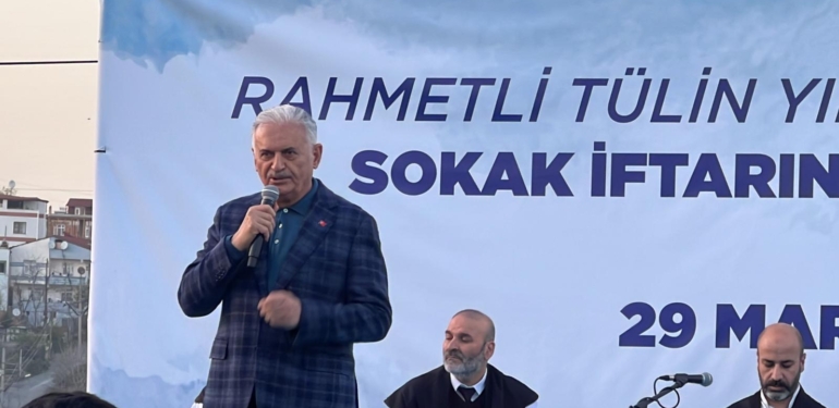 Son Başbakan Binali Yıldırım eşinin kardeşi merhume Tülin Yıldırım adına iftar verdi