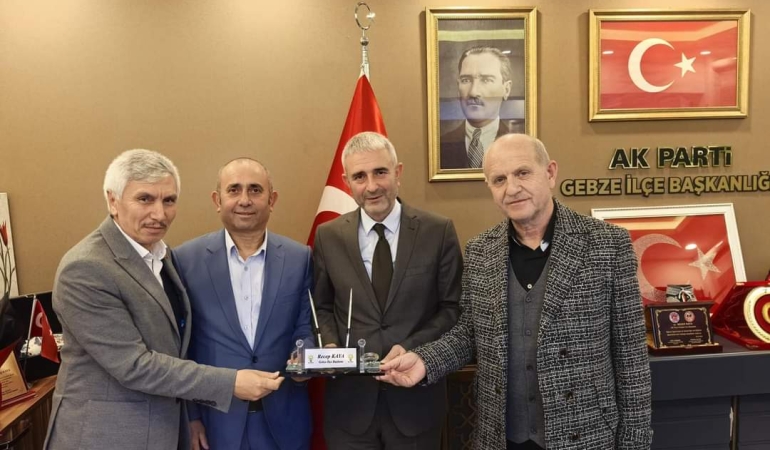 GİRİB’den AK Parti Gebze İlçe Başkanı Recep Kaya’ya Hayırlı Olsun Ziyareti