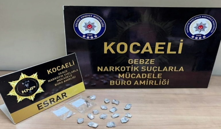 Kocaeli’de Uyuşturucu Operasyonu: 4 Tutuklama
