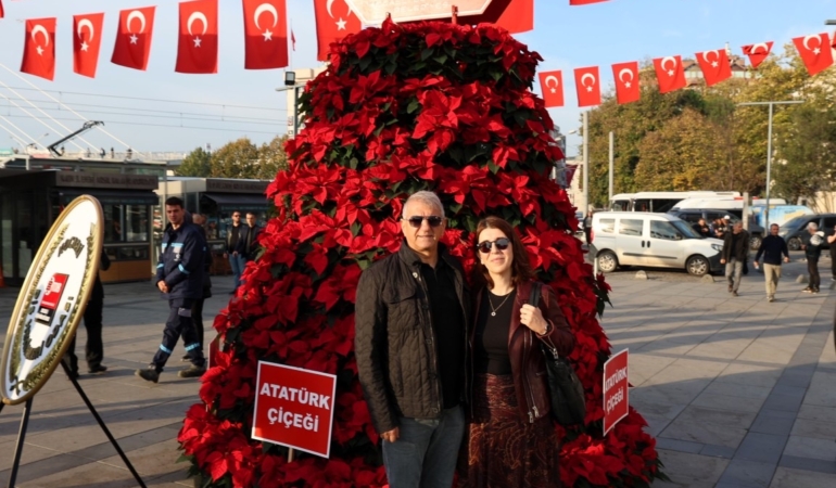 Büyükşehir’den 10 Kasım’a özel 1087 Atatürk çiçeği