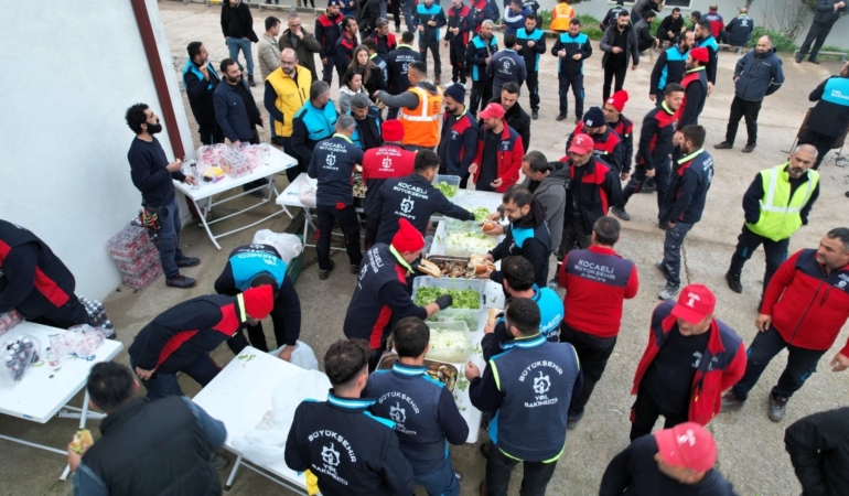 Kocaeli’yi kışa hazırlayacak personel moral etkinliğinde buluştu;