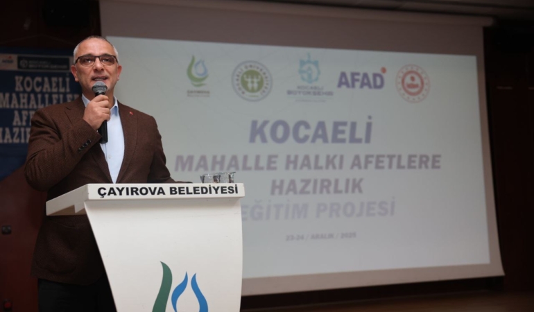 Çayırova‘da afetlere hazırlık programı eğitimleri başladı