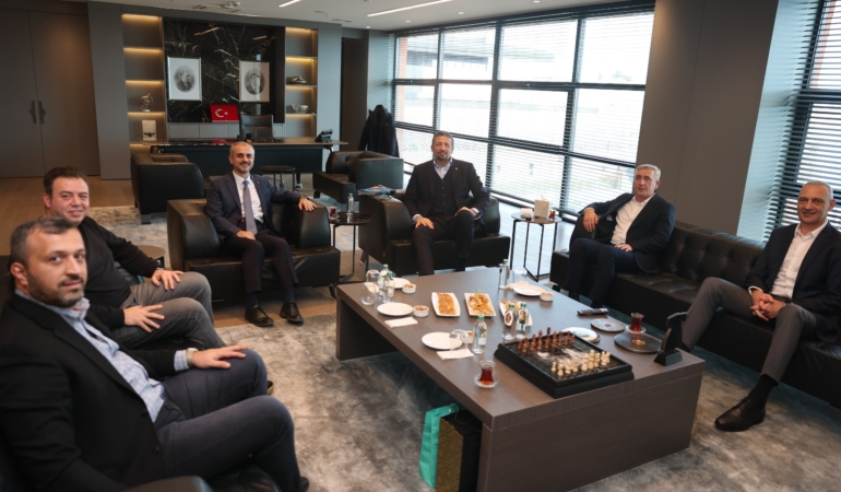Başkan Çiftçi’den, Hidayet Türkoğlu’na ziyaret
