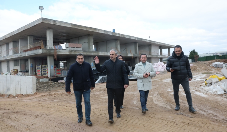 Çiftçi, “Spor lisemizin inşaatı hızla devam ediyor”