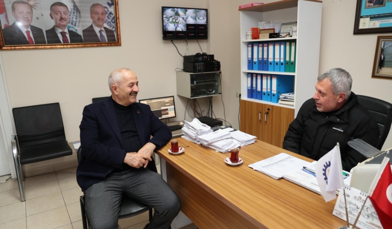 Başkan Büyükgöz, Muhtar Ziyaretlerine Devam Ediyor