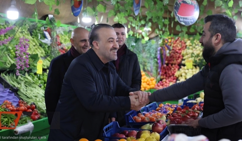 AK Parti İl Başkanı Talus’tan Çayırova esnafına ziyaret